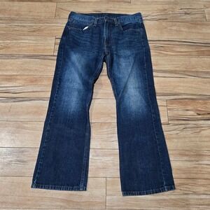 Levi‎ Strauss Co 527 Mens Jeans Dark Wash Bootcut W34 L30